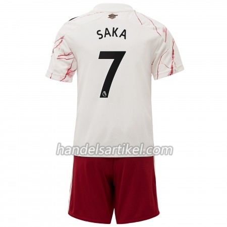 Arsenal Saka 7 Kinder Auswärts Trikotsatz 2020/21 Kurzarm (+ Kurze Hosen)